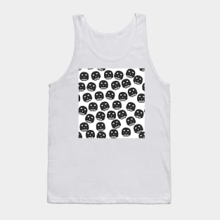 Halloween Skullcap Face Gift Tank Top